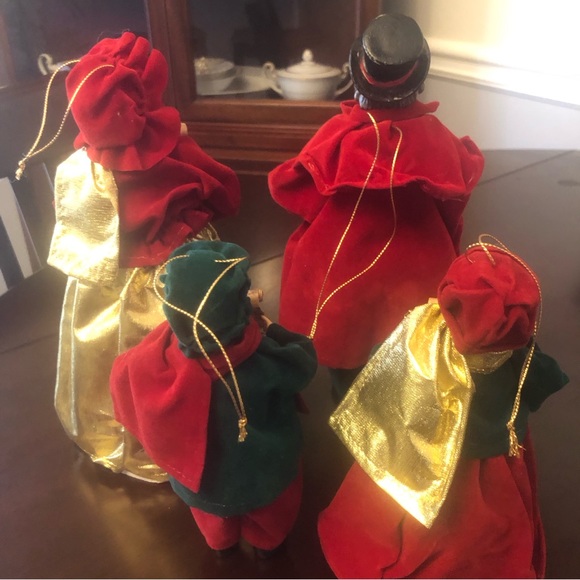 Christmas Vintage Kurt Adler Caroling Family set of 4 - Picture 7 of 10